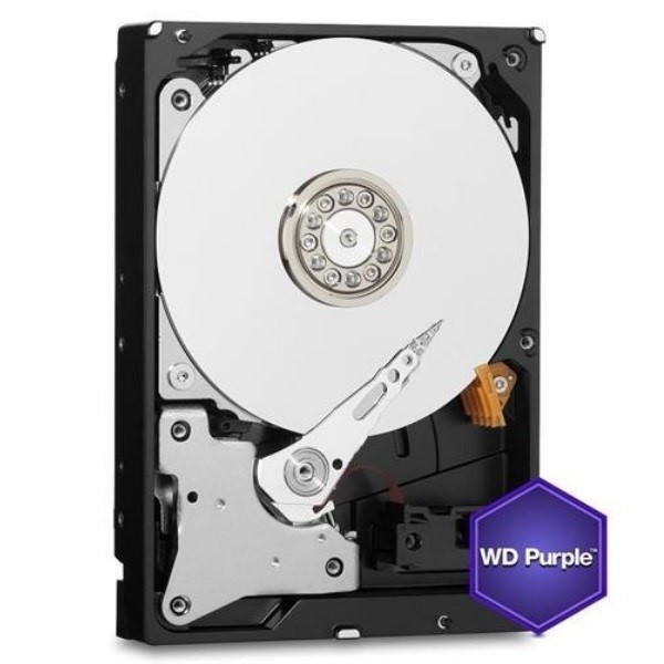 هارد دیسک اینترنال وسترن دیجیتال مدل Purple WD10PURZ ظرفیت 1 ترابایت