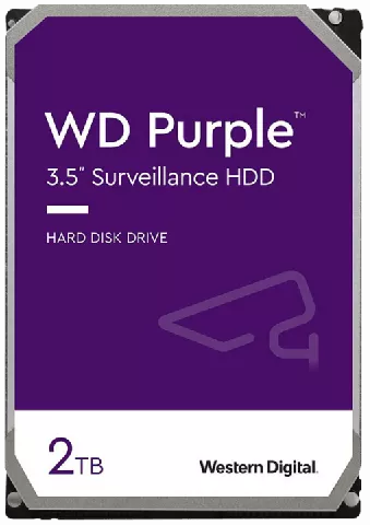 هارد اینترنال 2 ترابایت WD مدل Purple Surveillance WD22PURZ