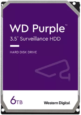 هارد اینترنال 6 ترابایت WD مدل Purple Surveillance WD63PURZ