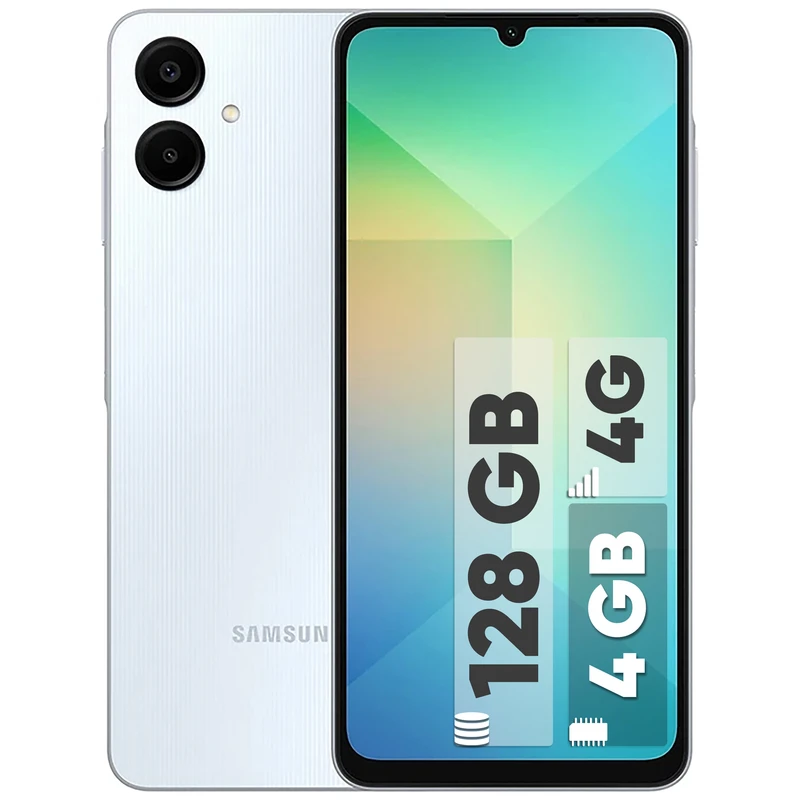  گوشی موبایل سامسونگ مدل Galaxy A06 دو سیم کارت ظرفیت 128 گیگابایت و رم 4 گیگابایت